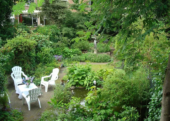 Historic Canal House In Green Residential Area